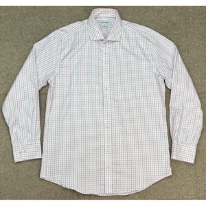 Twillory Safe Cotton Men's Button Up Long‎ Sleeve Dress Shirt Size 16 32/33